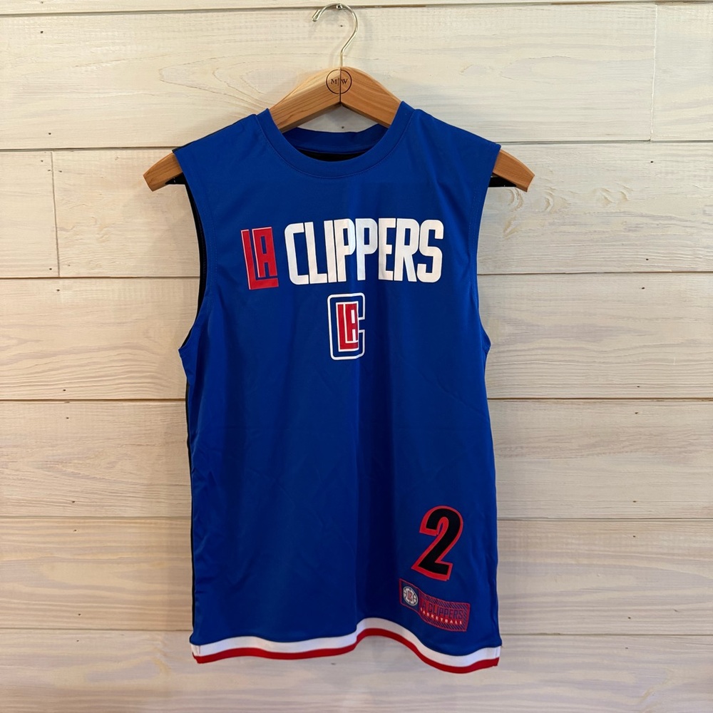 Kawhi Leonard Jersey #2 Size Small LA Clippers NBA Sleeveless Blue - Picture 2 of 12